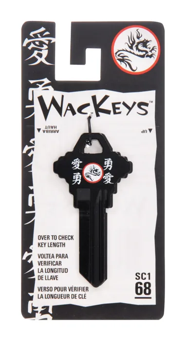 HILLMAN Wackey Dragon House/Office Universal Key Blank Single (Pack of 6)
