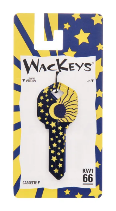 HILLMAN Wackey Sun & Moon House/Office Universal Key Blank Single (Pack of 6)