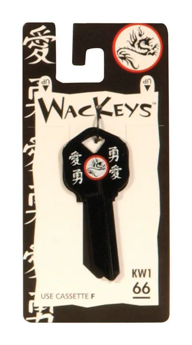 HILLMAN Wackey Black Dragon House/Office Universal Key Blank Single (Pack of 6)