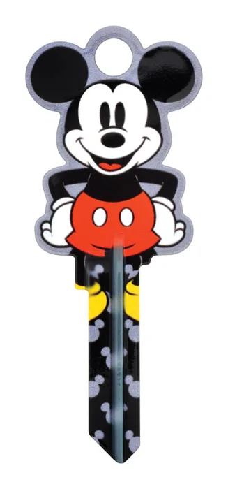 HILLMAN Disney Mickey Mouse House/Padlock Universal Key Blank Double (Pack of 5)