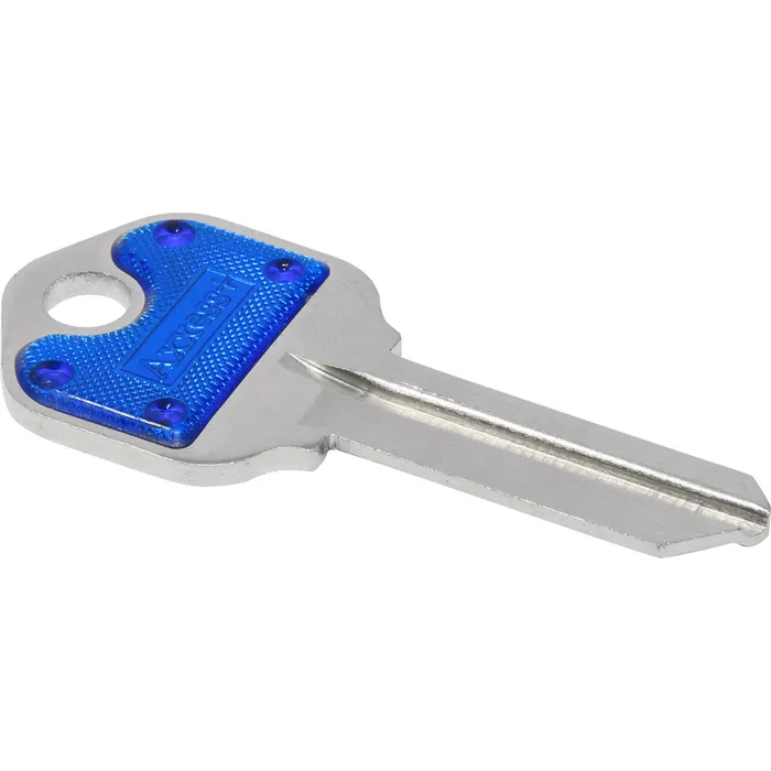 HILLMAN Traditional Key House/Office Key Blank 66 Single For Kwikset Locks Blue/Silver (Pack of 10)