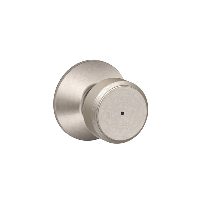 Schlage Bowery Satin Nickel Bed and Bath Knob