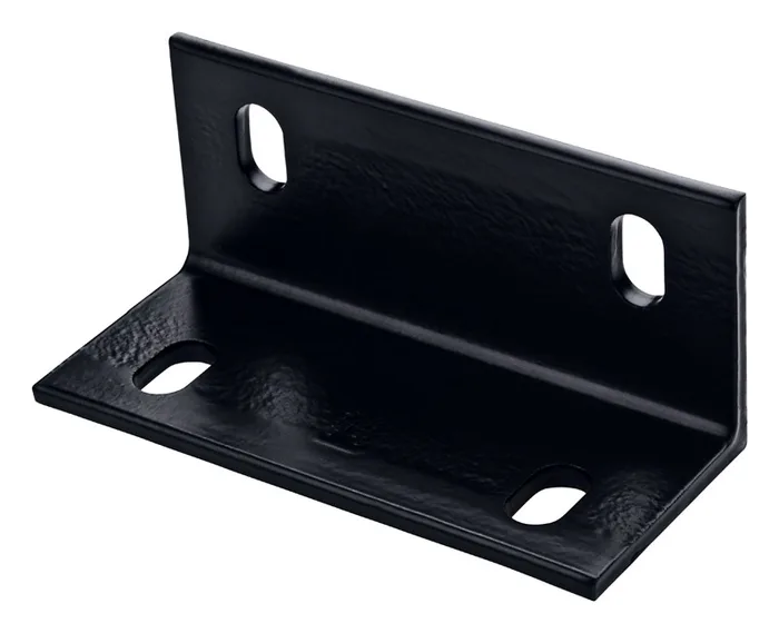 National Hardware 3 in. H X 6.6 in. W X 0.25 in. D Black Structural Steel Inside/Outside Wide Corner (Pack of 5)
