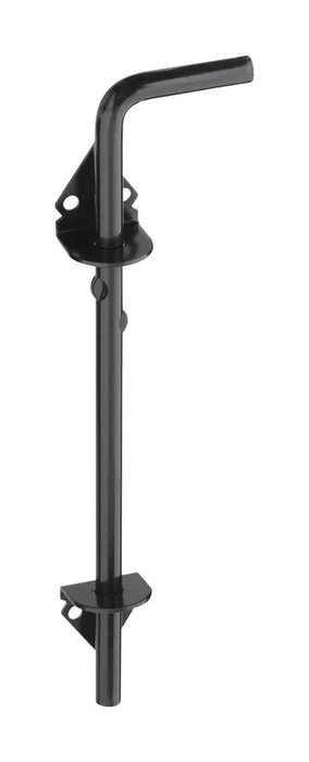 National Hardware 12 in. L Black Steel Cane Bolt 1 pk (Pack of 5)