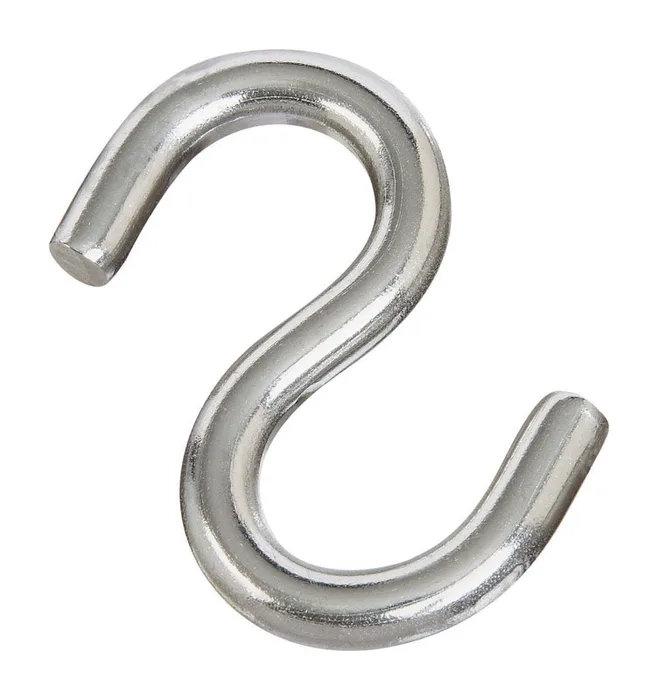National Hardware Medium Silver Stainless Steel 2.5 in. L Open S-Hook 145 lb 1 pk