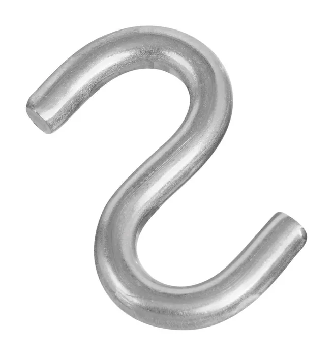National Hardware Medium Silver Stainless Steel 2 in. L Open S-Hook 135 lb 1 pk