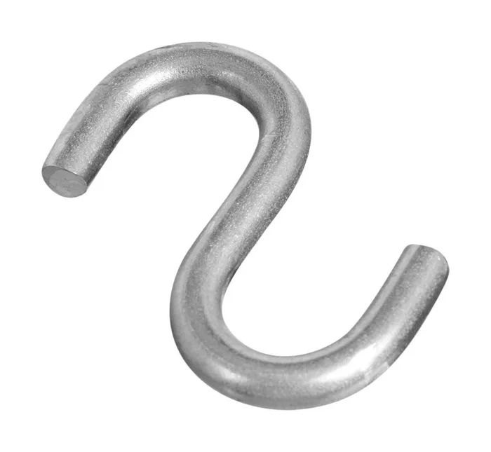National Hardware Small Silver Stainless Steel 1-1/2 in. L Open S-Hook 55 lb 1 pk