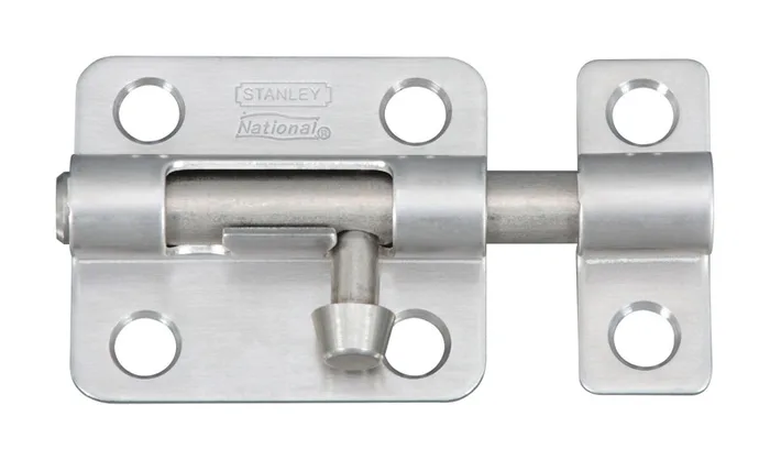 National Hardware 2-1/2 in. L Polished Stainless Steel Barrel Bolt 1 pk (Pack of 3)