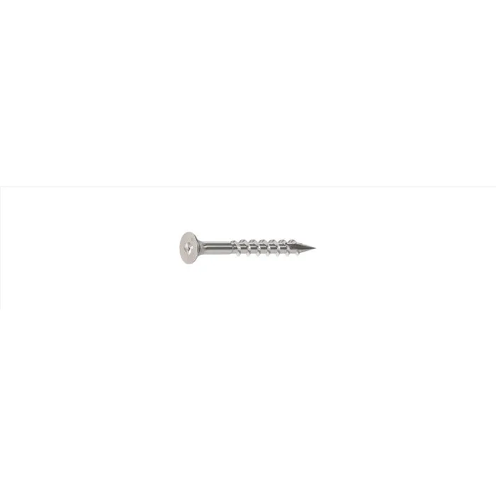 Simpson Strong-Tie No. 8 X 1-5/8 in. L Square Stainless Steel Coarse Wood Screws 150 pk
