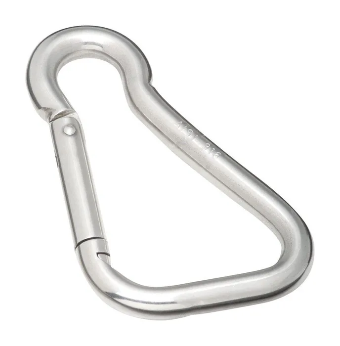 National Hardware 3/4 in. D X 4-3/4 in. L Stainless Steel Spring Snap 1100 lb (Pack of 3)