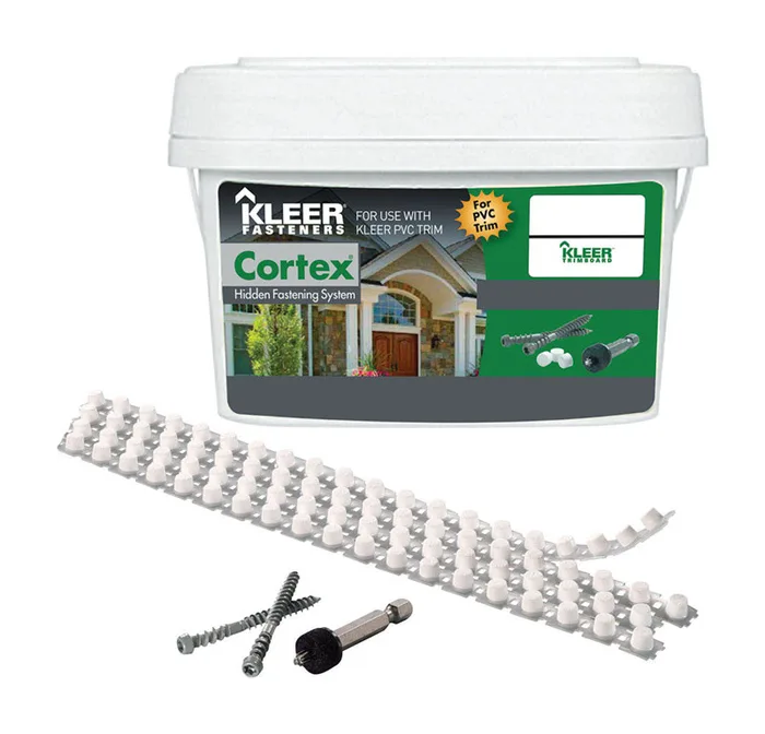 Kleer Cortex No. 7 acre X 2.75 in. L Hex Drive Hex Head Self Tapping Trim Screws with Plugs