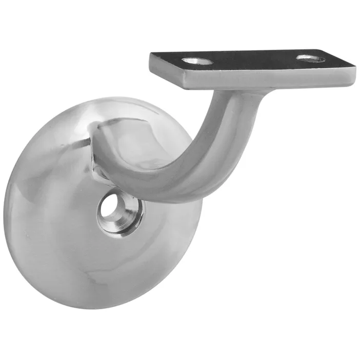 National Hardware Silver Zinc Handrail Bracket 3.10 in. L 250 lb (Pack of 5)