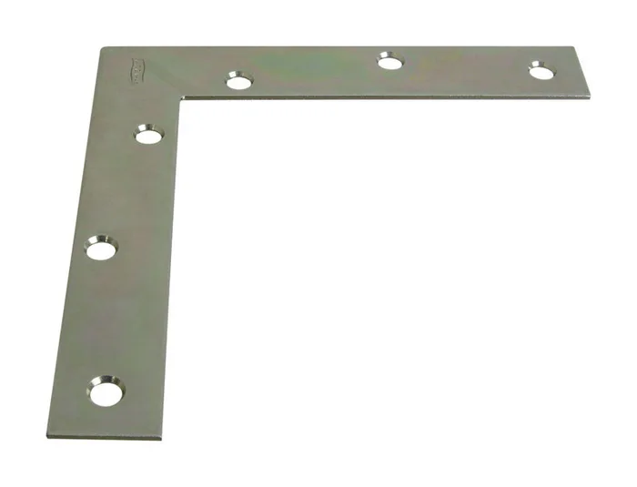 National Hardware 6 in. H X 1 in. W X 0.08 in. D Zinc-Plated Steel Inside Corner Brace (Pack of 20)