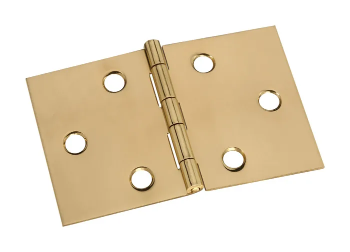 National Hardware Polished Brass Hinge 2 in. 3-1/16 in. 1 pk (Pack of 5)
