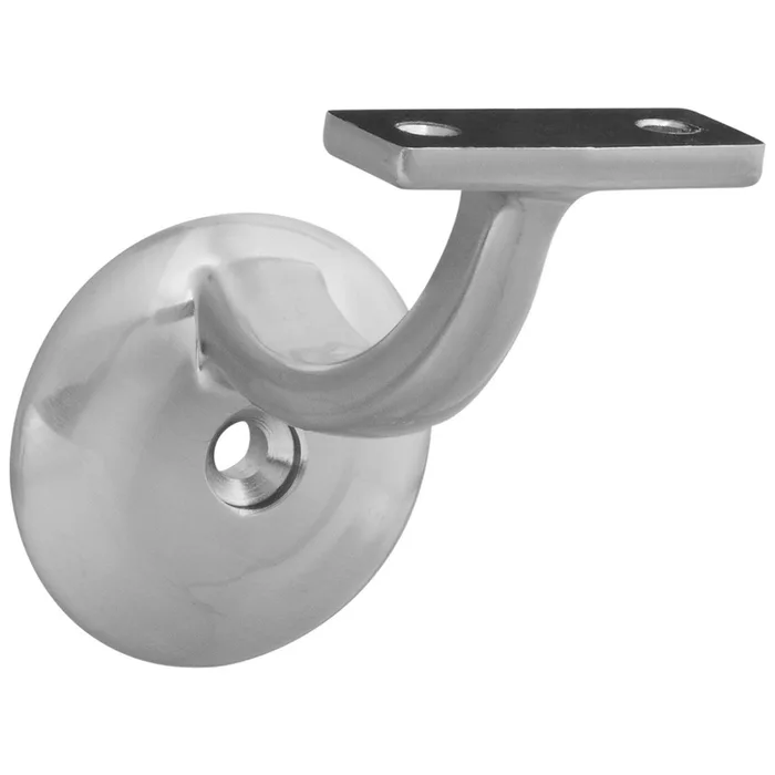 National Hardware Silver Zinc Die-Cast Handrail Bracket 3.1 in. L (Pack of 10)