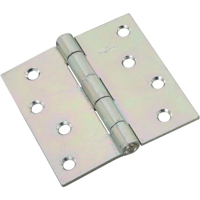 National Hardware 4 in. L Zinc-Plated Broad Hinge 1 pk (Pack of 5)