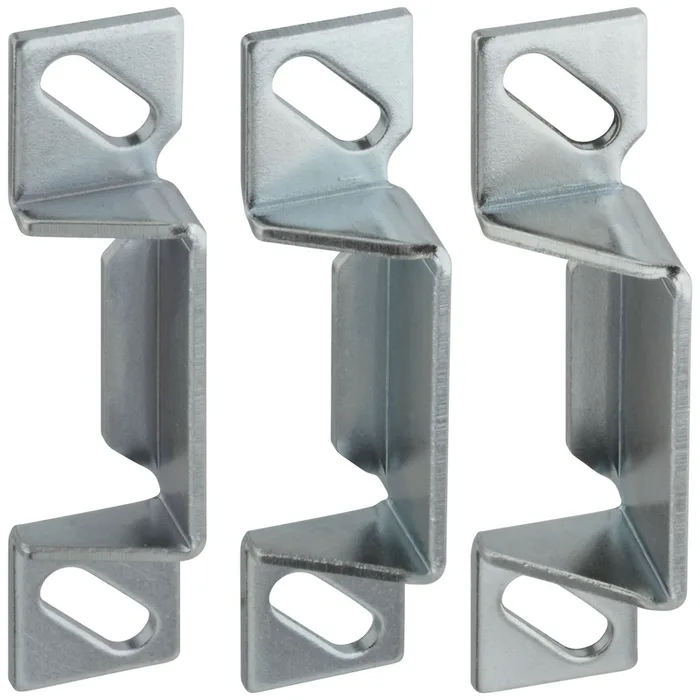 National Hardware Zinc-Plated Aluminum Door Strike 1 pk (Pack of 5)
