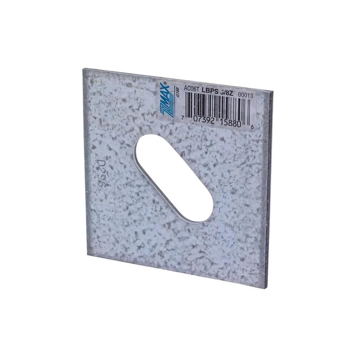 Simpson Strong-Tie 3 in. H X 3 in. W X 3 in. L Galvanized Steel Bearing Plate (Pack of 50)