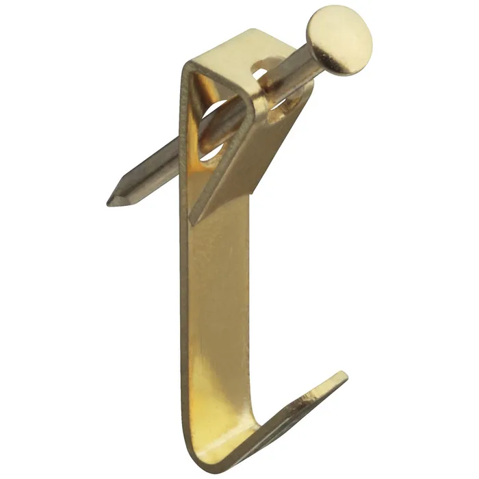 National Hardware Brass-Plated Picture Hanger 50 lb 4 pk (Pack of 5)