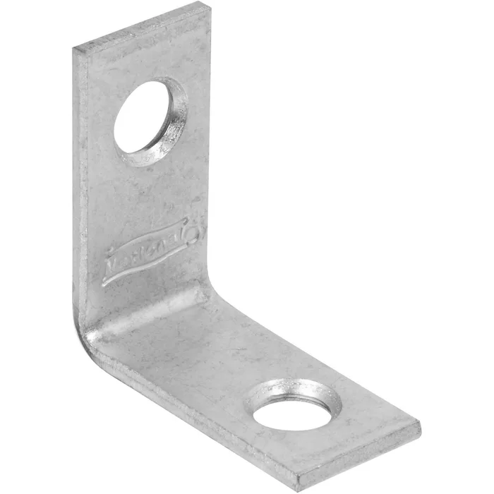 National Hardware 1 in. H X 0.5 in. W X 0.07 in. D Zinc-Plated Steel Inside Corner Brace (Pack of 40)