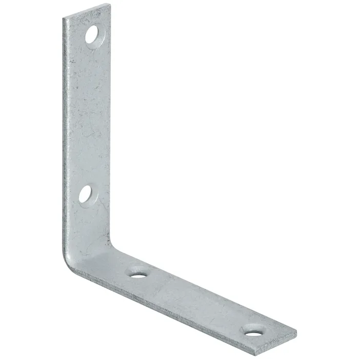National Hardware 4 in. H X 0.88 in. W X 0.12 in. D Galvanized Steel Inside Corner Brace (Pack of 10)
