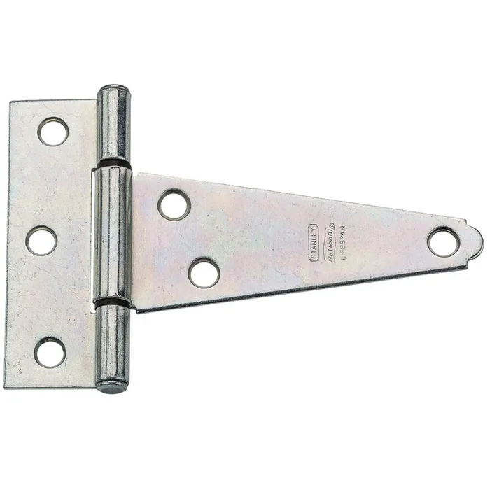 National Hardware 4 in. L Zinc-Plated Extra Heavy Duty T-Hinge 1 pk (Pack of 5)
