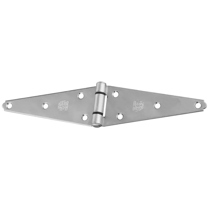 National Hardware 6 in. L Zinc-Plated Heavy Strap Hinge 1 pk (Pack of 5)