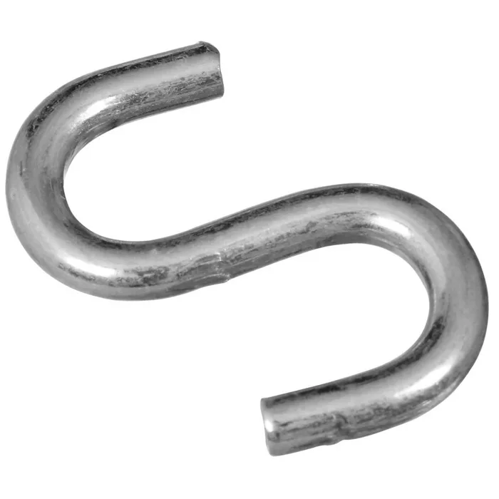 National Hardware Small Zinc-Plated Silver Steel 1-1/2 in. L S-Hook 40 lb 1 pk (Pack of 50)