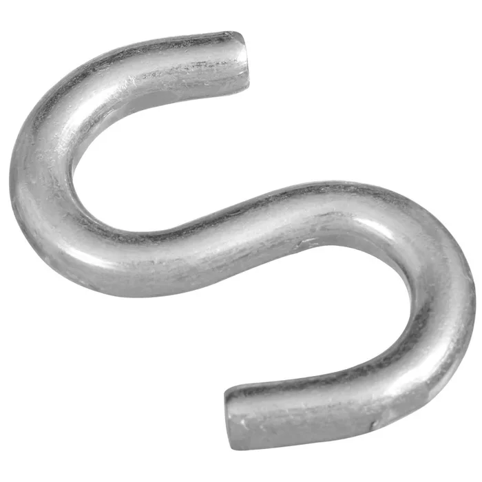 National Hardware Medium Zinc-Plated Steel 2 in. L S-Hook 125 lb 1 pk (Pack of 50)