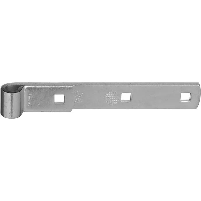 National Hardware 8 in. L Zinc-Plated Silver Steel Hinge Strap 1 pk (Pack of 10)