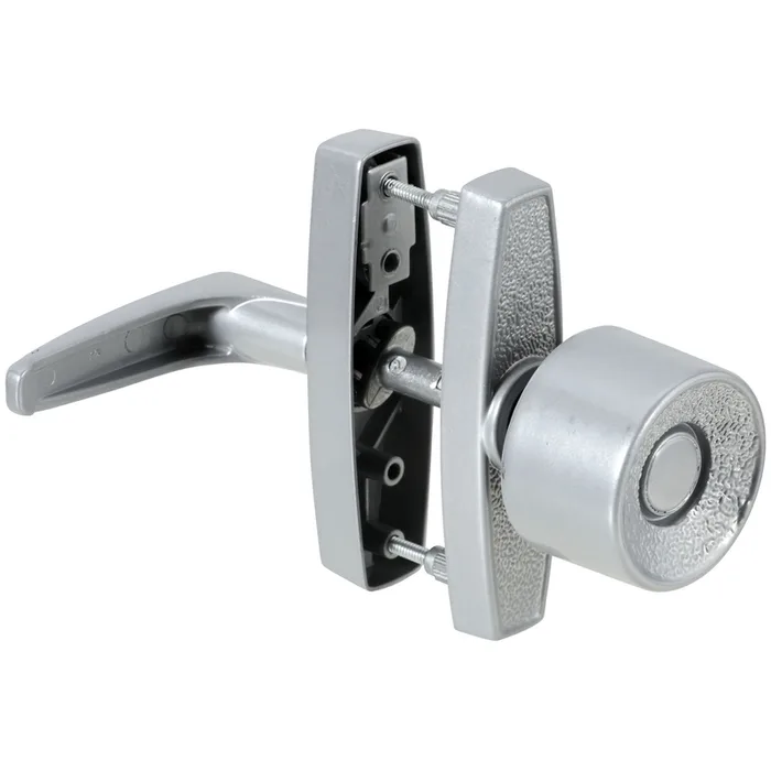 National Hardware Satin Silver Zinc Universal Knob Latch 1 pk (Pack of 3)