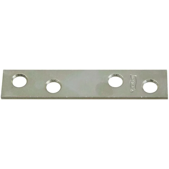 National Hardware 3 in. H X 0.63 in. W X 0.10 in. D Zinc-Plated Steel Mending Brace (Pack of 40)