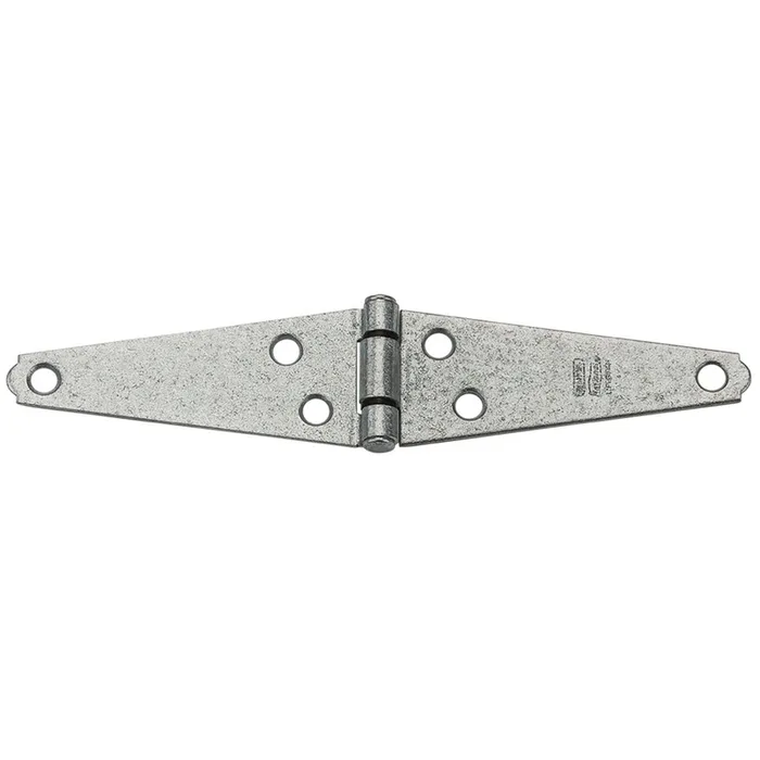 National Hardware 4 in. L Galvanized Heavy Strap Hinge 1 pk (Pack of 10)
