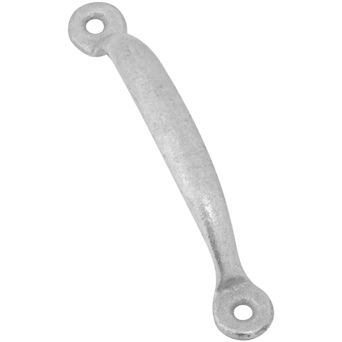 National Hardware 4-3/4 in. L Galvanized Silver Steel Door Pull (Pack of 10)