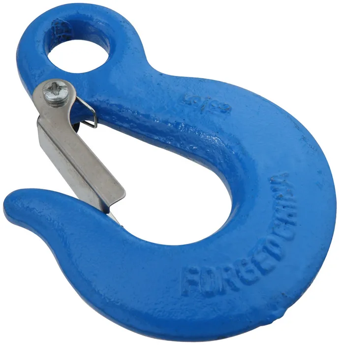 National Hardware Blu-Krome Nickel Plated Forged Steel Eye Slip Hook 3900 lb. cap. (Pack of 5)
