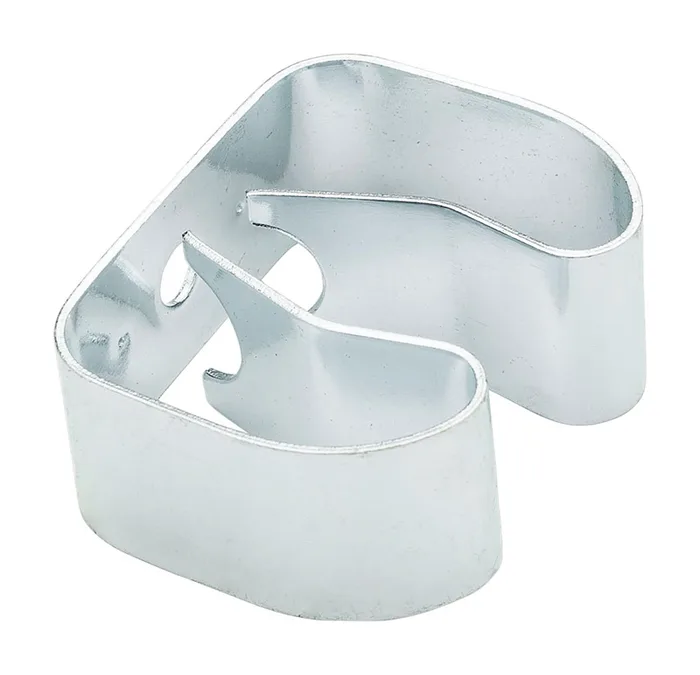 National Hardware 1.5 in. L Zinc-Plated Silver Steel Medium Grip Clamp Organizer 5 lb. cap. 4 pk (Pack of 6)