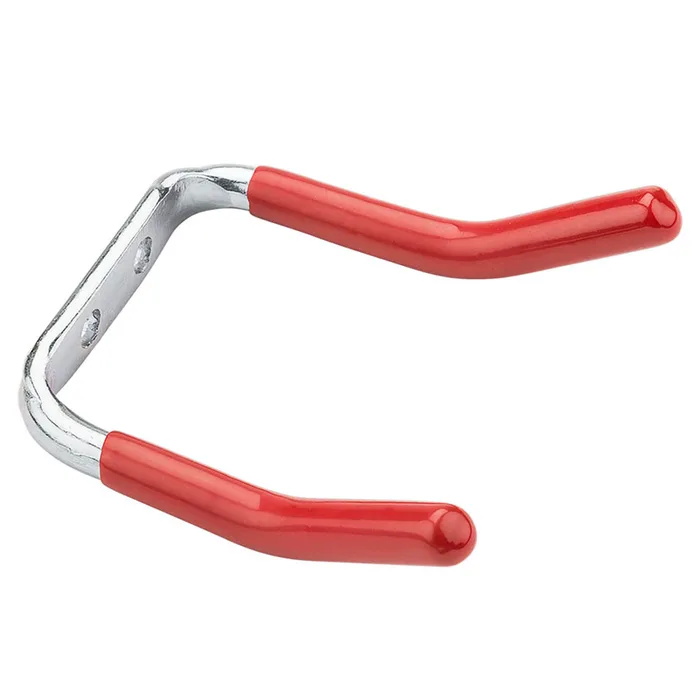 National Hardware 2-7/8 in. L Vinyl Coated Red Steel Square Corner Double Hook 25 lb. cap. 2 pk (Pack of 6)