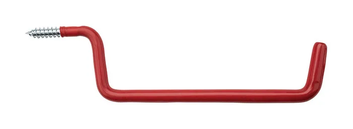 National Hardware 6 in. L Vinyl Coated Red Steel Ladder Hook 20 lb. cap. 2 pk (Pack of 6)