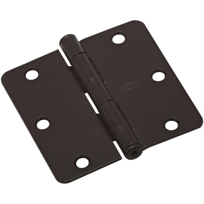 National Hardware 3-1/2 in. L Oil Rubbed Bronze Door Hinge 3 pk (Pack of 5)
