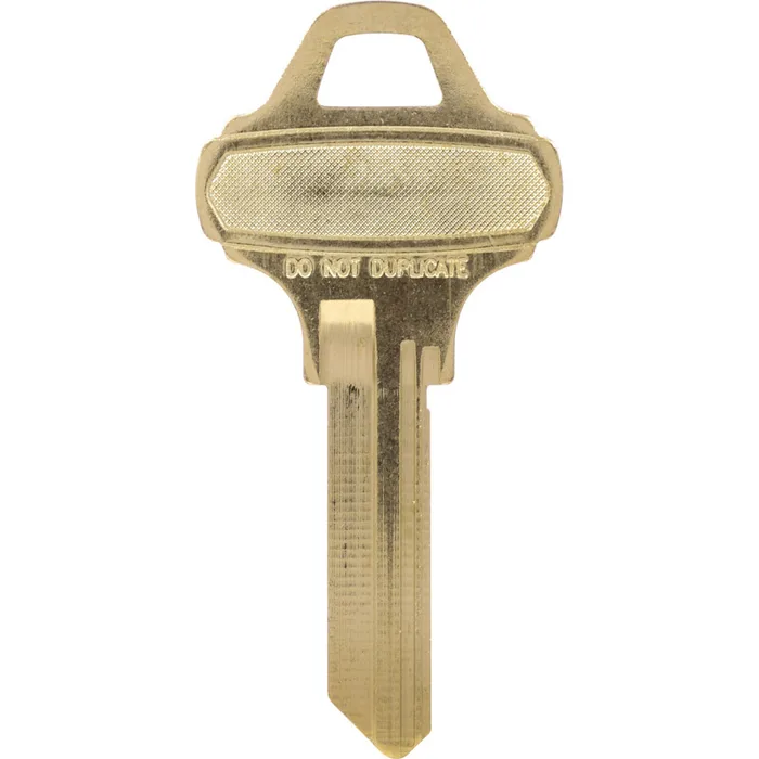 HILLMAN KeyKrafter Do Not Duplicate House/Office Universal Key Blank 2027 Single Gold (Pack of 4)