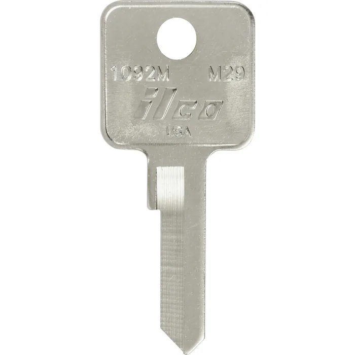 HILLMAN KeyKrafter Universal House/Office Key Blank 2047 Single For Earl Locks Silver (Pack of 4)