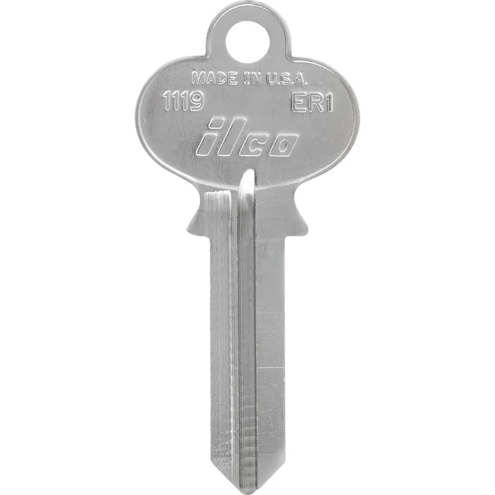 HILLMAN KeyKrafter House/Office Key Blank 2045 Single For Earl Locks Silver (Pack of 4)