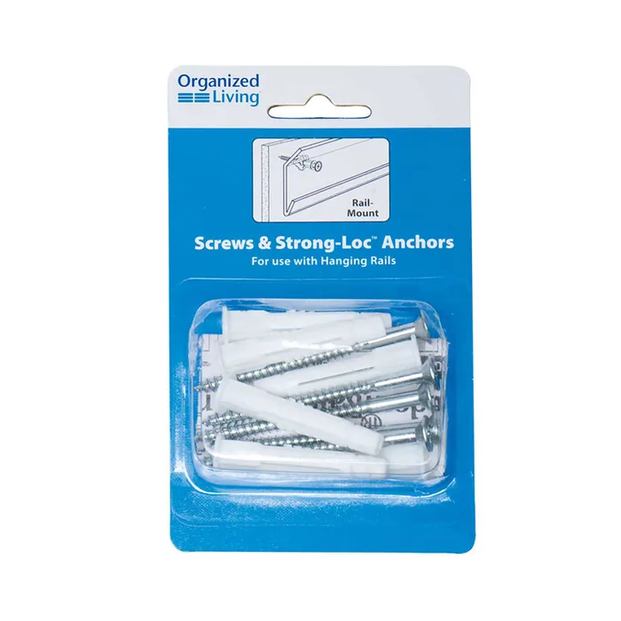 Organized Living Plastic/Steel Anchor