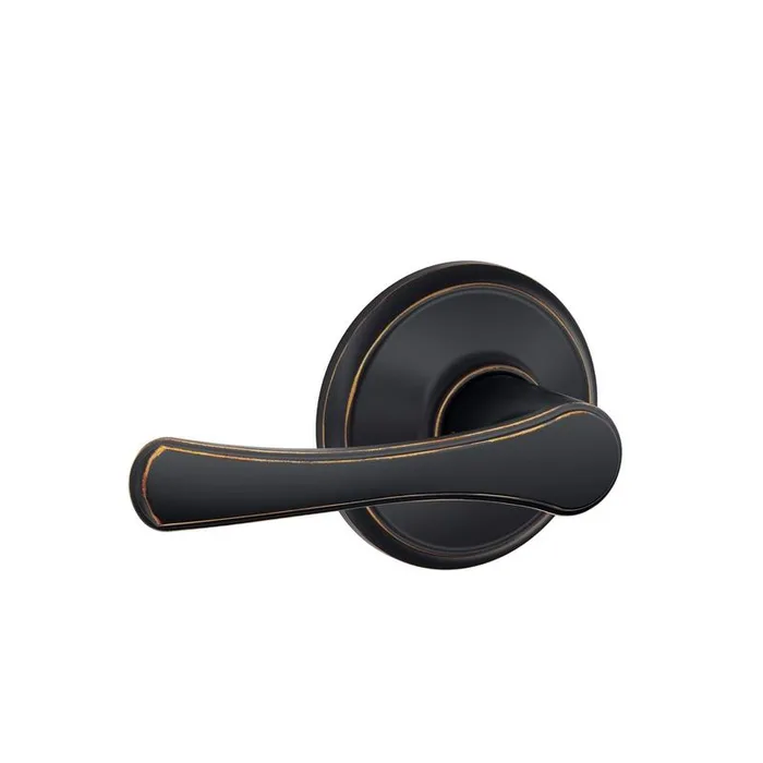 Schlage Avila Aged Bronze Passage Lever