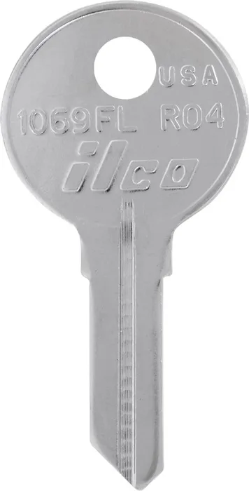HILLMAN Rockford House/Office Key Blank Single Silver (Pack of 4)