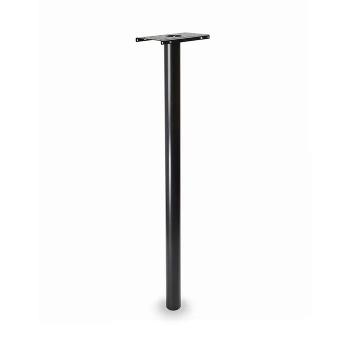 Architectural Mailboxes Pacifica 51 in. Powder Coated Black Galvanized Steel Mailbox Post