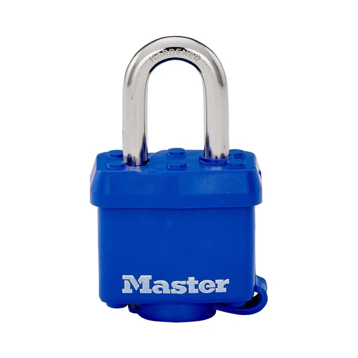 Master Lock 1-11/16 in. H X 1 in. W X 1-9/16 in. L Vinyl Covered Steel 4-Pin Cylinder Weather-Resist