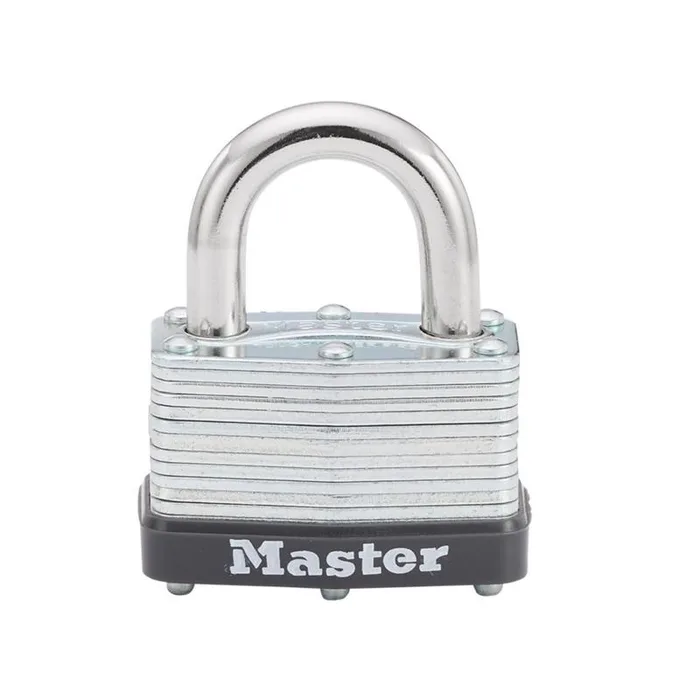 Master Lock 1-1/16 in. H X 1-3/4 in. W Laminated Steel Warded Locking Warded Padlock (Pack of 4)