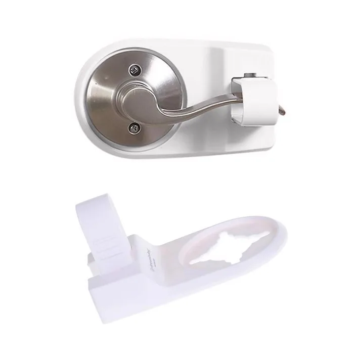 Dreambaby White Plastic Lever Handle Lock 1 pk (Pack of 6)