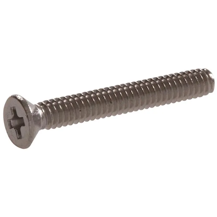 HILLMAN No. 10-32 in. X 1-1/2 in. L Phillips Flat Head Stainless Steel Machine Screws 100 pk